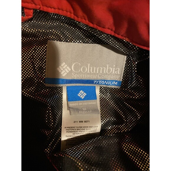 COLUMBIA TITANIUM Women’s M Snow Pants Omni-Heat Red Ski Snowboarding - Picture 4 of 5
